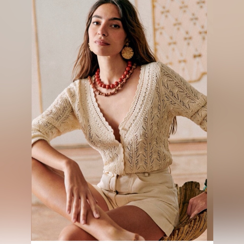 NWOT Sezane SAJA cardigan xs